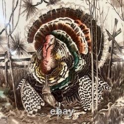 Johnson Brothers His Majesty Large Turkey Platter Thanksgiving 20L X 15.75W