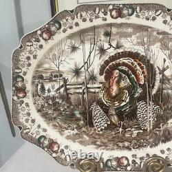 Johnson Brothers His Majesty Large Turkey Platter Thanksgiving 20L X 15.75W