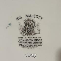 Johnson Brothers His Majesty Large Turkey Platter Thanksgiving 20L X 15.75W