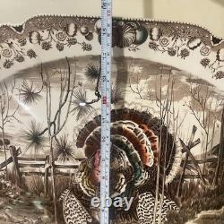 Johnson Brothers His Majesty Large Turkey Platter Thanksgiving 20L X 15.75W