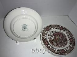Johnson Brothers His Majesty Salad Plates Made In England Vintage Set of 6