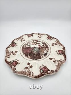 Johnson Brothers His Majesty Turkey Platter Deviled Egg Tray Plate