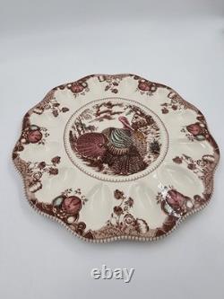 Johnson Brothers His Majesty Turkey Platter Deviled Egg Tray Plate