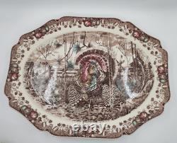 Johnson Brothers His Majesty Turkey Platter Thanksgiving Large 20