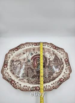 Johnson Brothers His Majesty Turkey Platter Thanksgiving Large 20