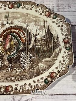 Johnson Brothers His Majesty Turkey Platter Thanksgiving Made England Large 20