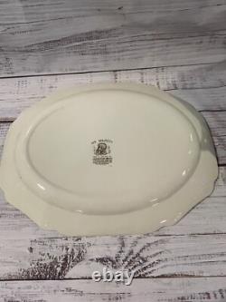 Johnson Brothers His Majesty Turkey Platter Thanksgiving Made England Large 20