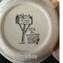 Johnson Brothers Historic America Dinnerware Plates, Bowls, Gravy Boats, cups