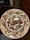 Johnson Brothers Historic America Thanksgiving Frozen Up 10.5 Dinner Plate