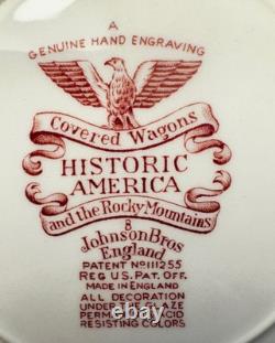 Johnson Brothers Historic America Twelve 6 3/8 Bread & Butter Exc Cond FreeShip