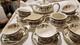 Johnson Brothers Indian Tree Cream Green Key 14 Pc Hostess Serving Tae Set