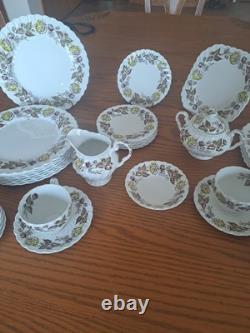 Johnson Brothers Ironstone Vintage Fairwood Floral Pattern 33 Piece Grouping