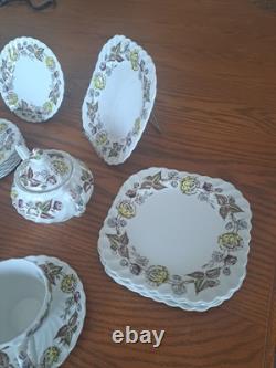 Johnson Brothers Ironstone Vintage Fairwood Floral Pattern 33 Piece Grouping