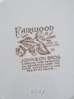Johnson Brothers Ironstone Vintage Fairwood Floral Pattern 33 Piece Grouping