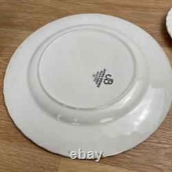 Johnson Brothers Ironstone White Swirl Dinnerware Set 14pc Made in England AS IS