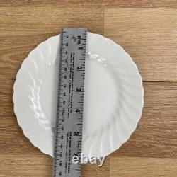 Johnson Brothers Ironstone White Swirl Dinnerware Set 14pc Made in England AS IS