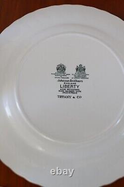 Johnson Brothers Liberty Green Tiffany & Co China Ironstone 23 Piece Set Vintage