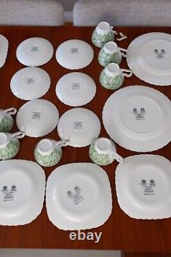 Johnson Brothers Liberty Green Tiffany & Co China Ironstone 23 Piece Set Vintage