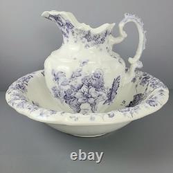 Johnson Brothers Manhattan Vintage Large Pitcher Basin Set-Read