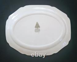 Johnson Brothers Merry Christmas 20 Platter A Genuine Hand Engraving