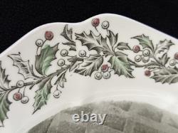 Johnson Brothers Merry Christmas 20 Platter A Genuine Hand Engraving