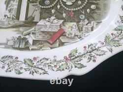 Johnson Brothers Merry Christmas 20 Platter A Genuine Hand Engraving