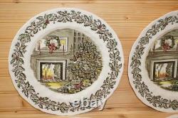 Johnson Brothers Merry Christmas (4) Dinner Plates, 10 1/2 (Lot A) (G80)