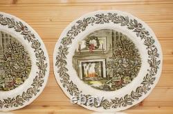 Johnson Brothers Merry Christmas (4) Dinner Plates, 10 1/2 (Lot A) (G80)