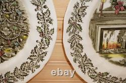 Johnson Brothers Merry Christmas (4) Dinner Plates, 10 1/2 (Lot A) (G80)