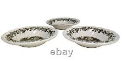 Johnson Brothers Merry Christmas Fruit/Dessert Bowls Vtg Lot of 3 Rare Dinner