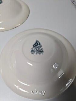 Johnson Brothers Merry Christmas Fruit/Dessert Bowls Vtg Lot of 3 Rare Dinner