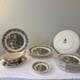 Johnson Brothers Merry Christmas Ironstone 17pc Set Plates Gravy Boat England
