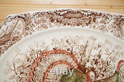 Johnson Brothers Native American Wild Turkeys Huge Turkey Platter, 20 1/2 S21