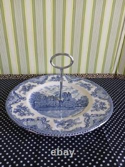Johnson Brothers Old Britain Castles Blue 4 Piece Tier Server