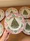 Johnson Brothers Old Britain Castles Christmas Green Tree Dinner Plate 10.5 Eng