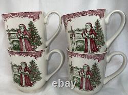 Johnson Brothers Old Britain Castles Pink Christmas-Made in England Mugs 6134659