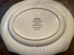 Johnson Brothers Old Britain Castles Pink Christmas Oval Serving Platter RARE