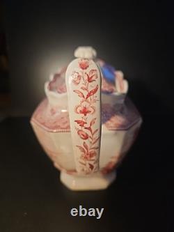 Johnson Brothers Old Britain Castles Pink Teapot & Lid Transferware Large VTG