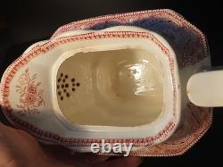 Johnson Brothers Old Britain Castles Pink Teapot & Lid Transferware Large VTG