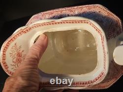 Johnson Brothers Old Britain Castles Pink Teapot & Lid Transferware Large VTG