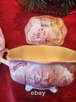 Johnson Brothers Old Britain Castles Set Of 4 Place Settings With Accessories