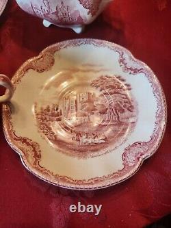 Johnson Brothers Old Britain Castles Set Of 4 Place Settings With Accessories