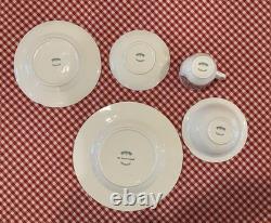 Johnson Brothers Old Britain Castles (pink) set of four 5-piece place settings