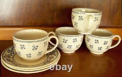 Johnson Brothers Petite Fleur Tea Setteapot, Sugar Bowl, Creamer, Cups, Saucers