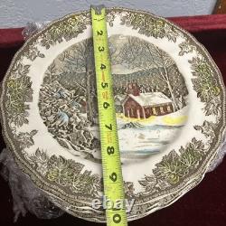 Johnson Brothers Plates The Friendly Village The School House Set Of 12