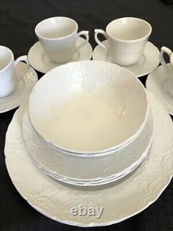 Johnson Brothers RICHMOND WHITE -Elegant Rare Dinnerset For 2 & Extras 15 Pc