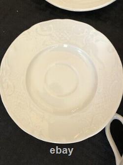 Johnson Brothers RICHMOND WHITE -Elegant Rare Dinnerset For 2 & Extras 15 Pc