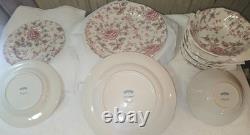 Johnson Brothers ROSE CHINTZ 23 Piece Set Dishwasher & Microwave Safe