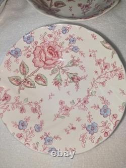 Johnson Brothers ROSE CHINTZ 23 Piece Set Dishwasher & Microwave Safe
