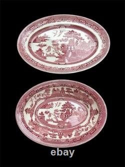 Johnson Brothers Red Willow China England/complete 8 Place Setting Serving Bowl